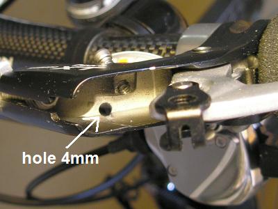 4mm hole for the cable 4mm hole for the cable