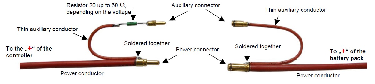 Capacitor pre-charge cable Capacitor pre-charge cable