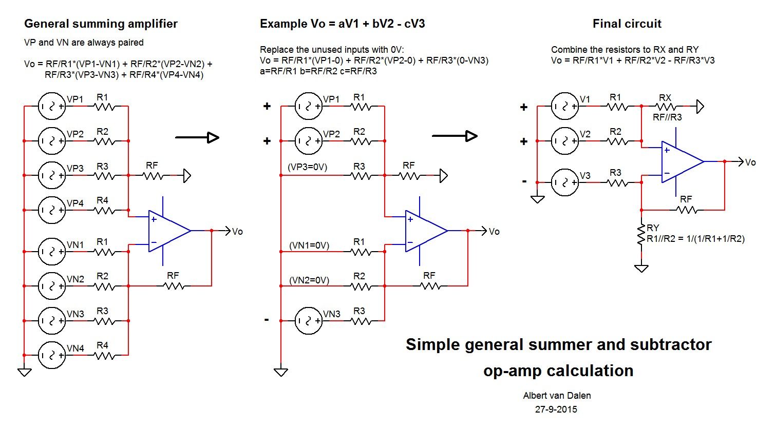 Summing Circuit Op Amp vrogue.co