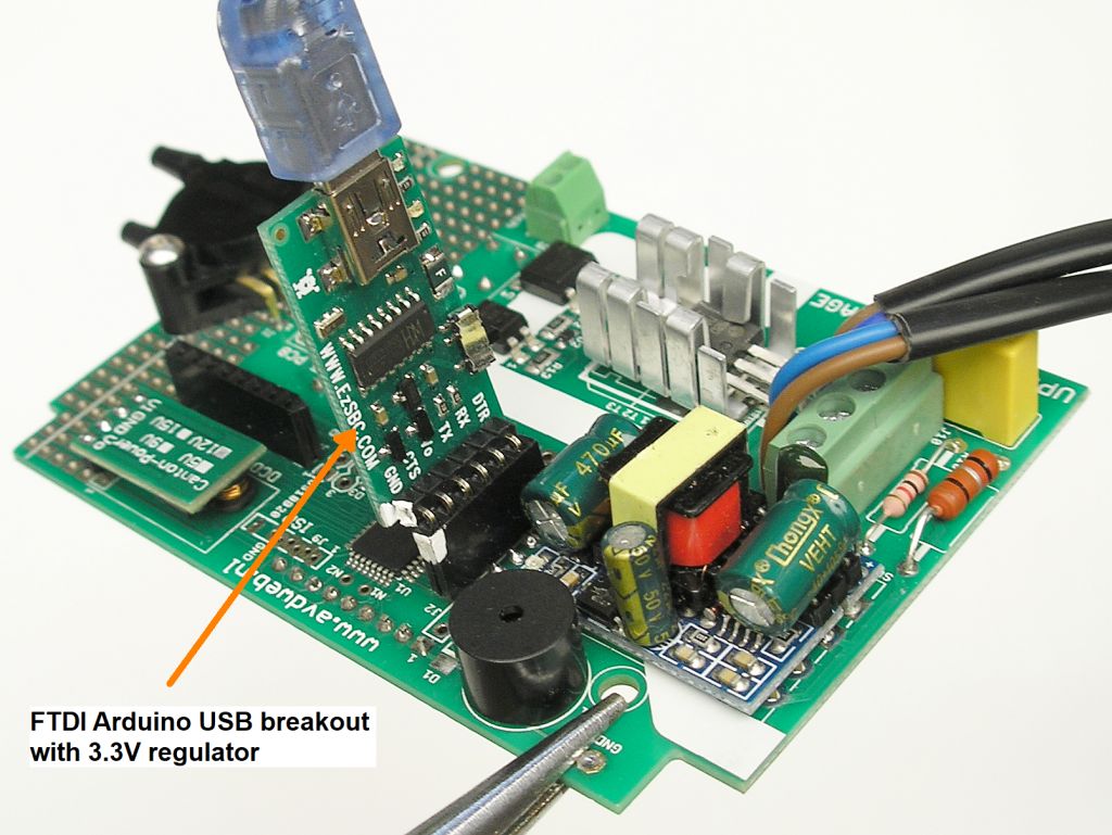 Programming the Arduino Universal Power Control board Programming the Arduino Universal Power Control board