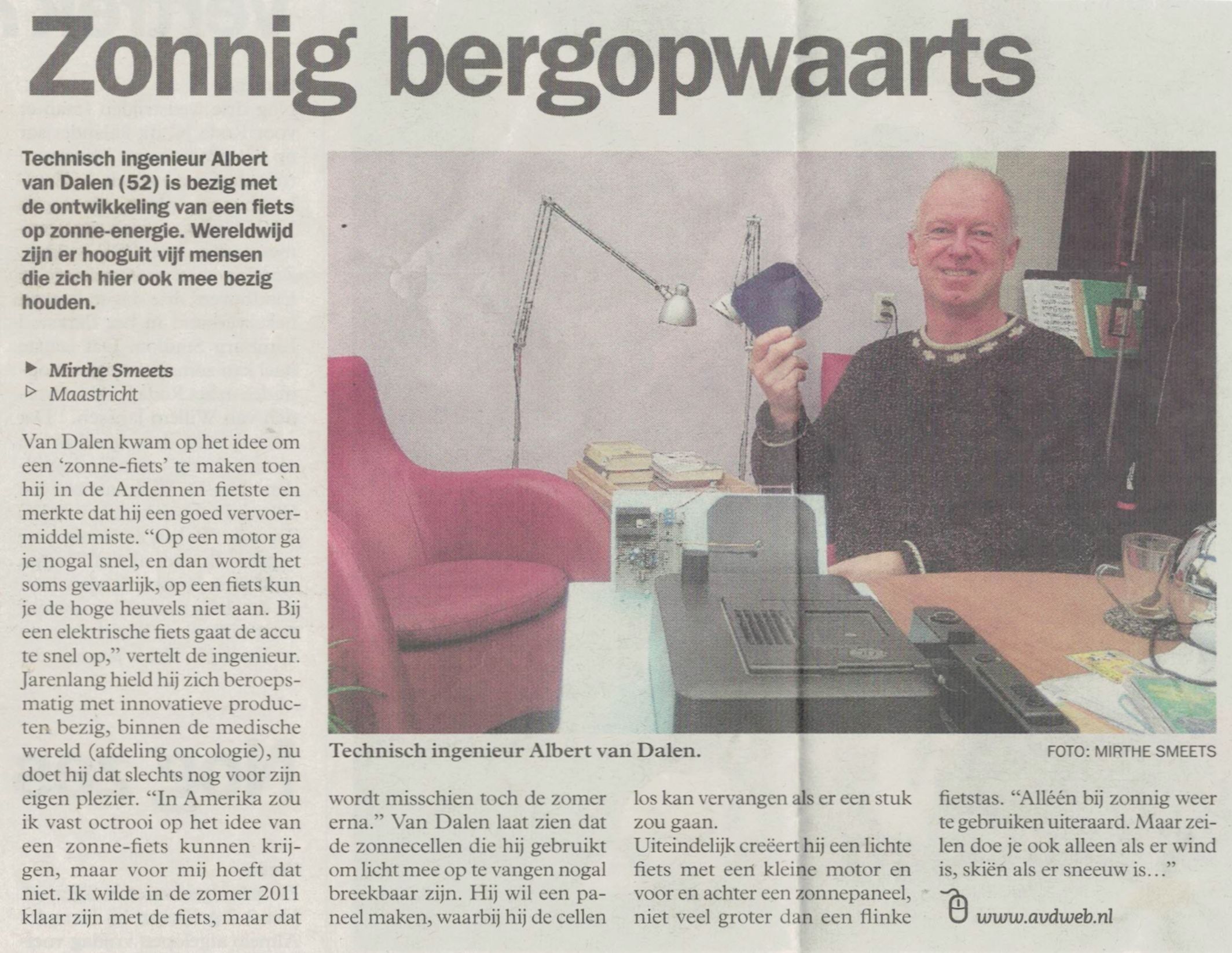 Zonnig bergopwaarts Limburger 14-12-2010